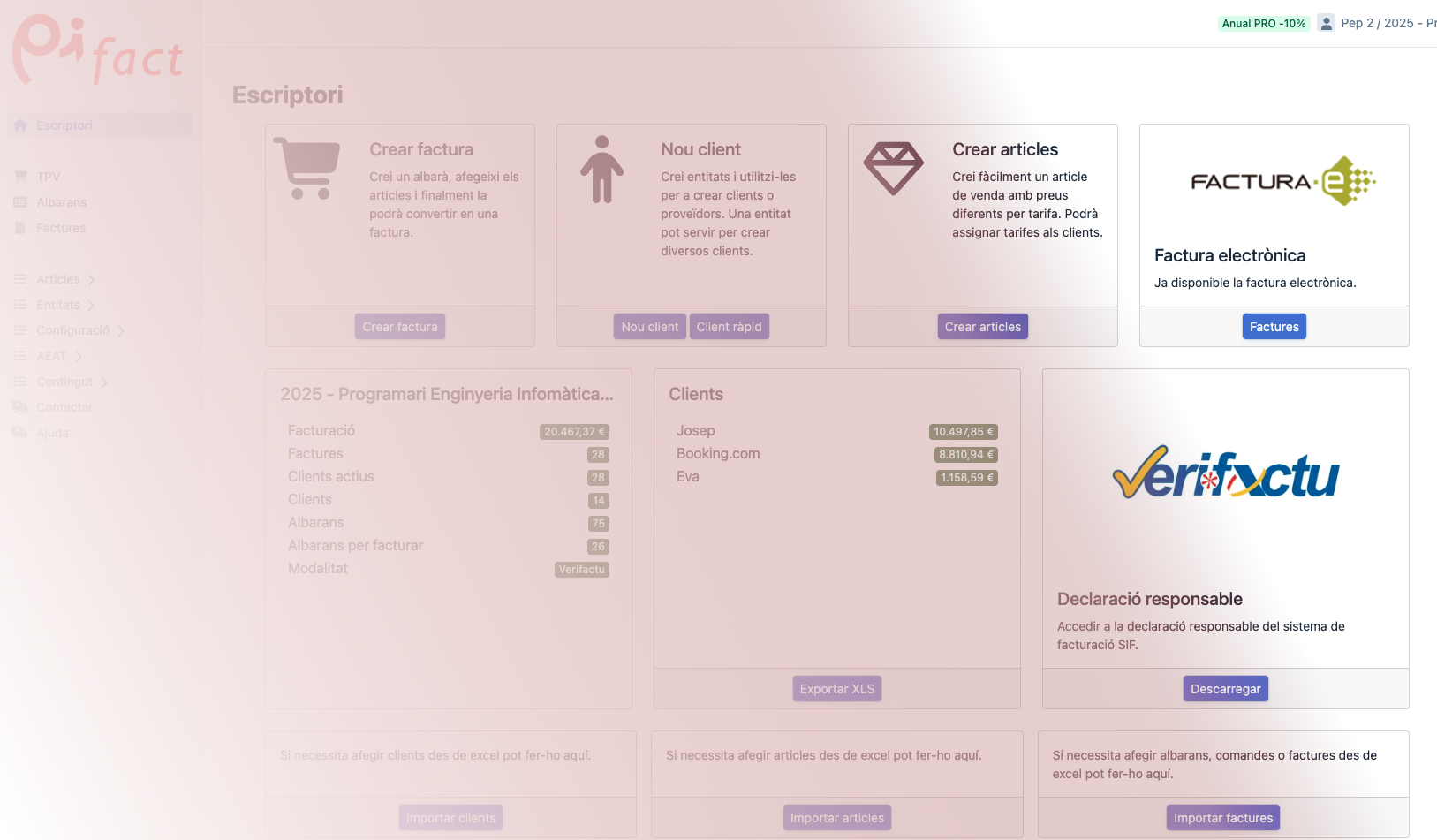 Generar una factura electrònica Image